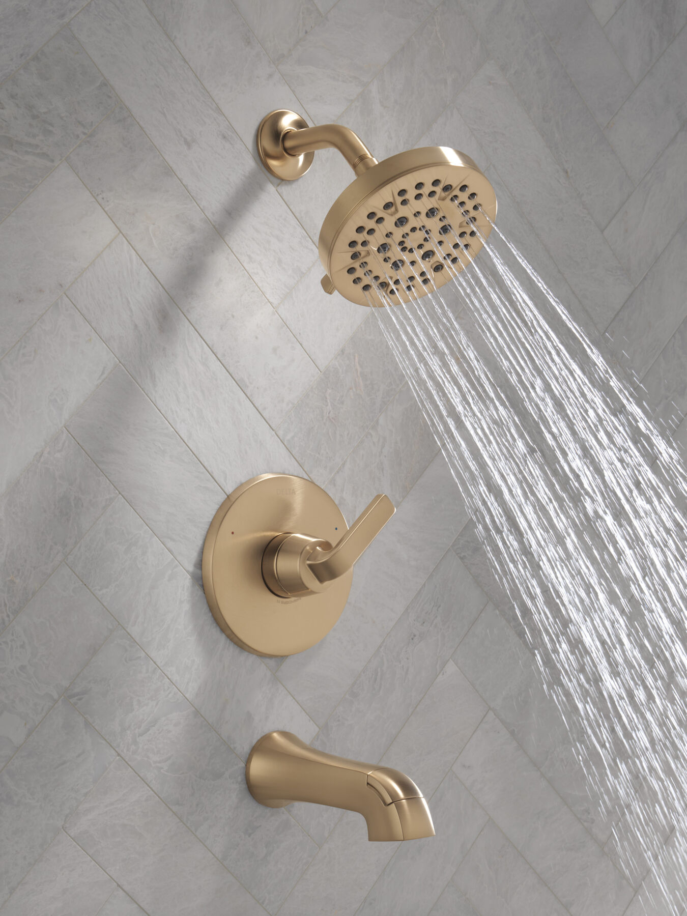 Widespread Lavatory Faucet with 14 Series Tub Shower Trim and Bathroom Accessories Bundle