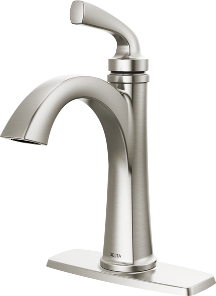 Single Handle Bathroom Faucet in Spotshield Brushed Nickel 15864LF