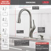 Single Handle Pull-Down Kitchen Faucet with Soap Dispenser and ShieldSpray&reg; Technology (Recertified)