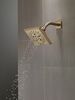 H<sub>2</sub>Okinetic&reg; 5-Setting Angular Modern Raincan Shower Head