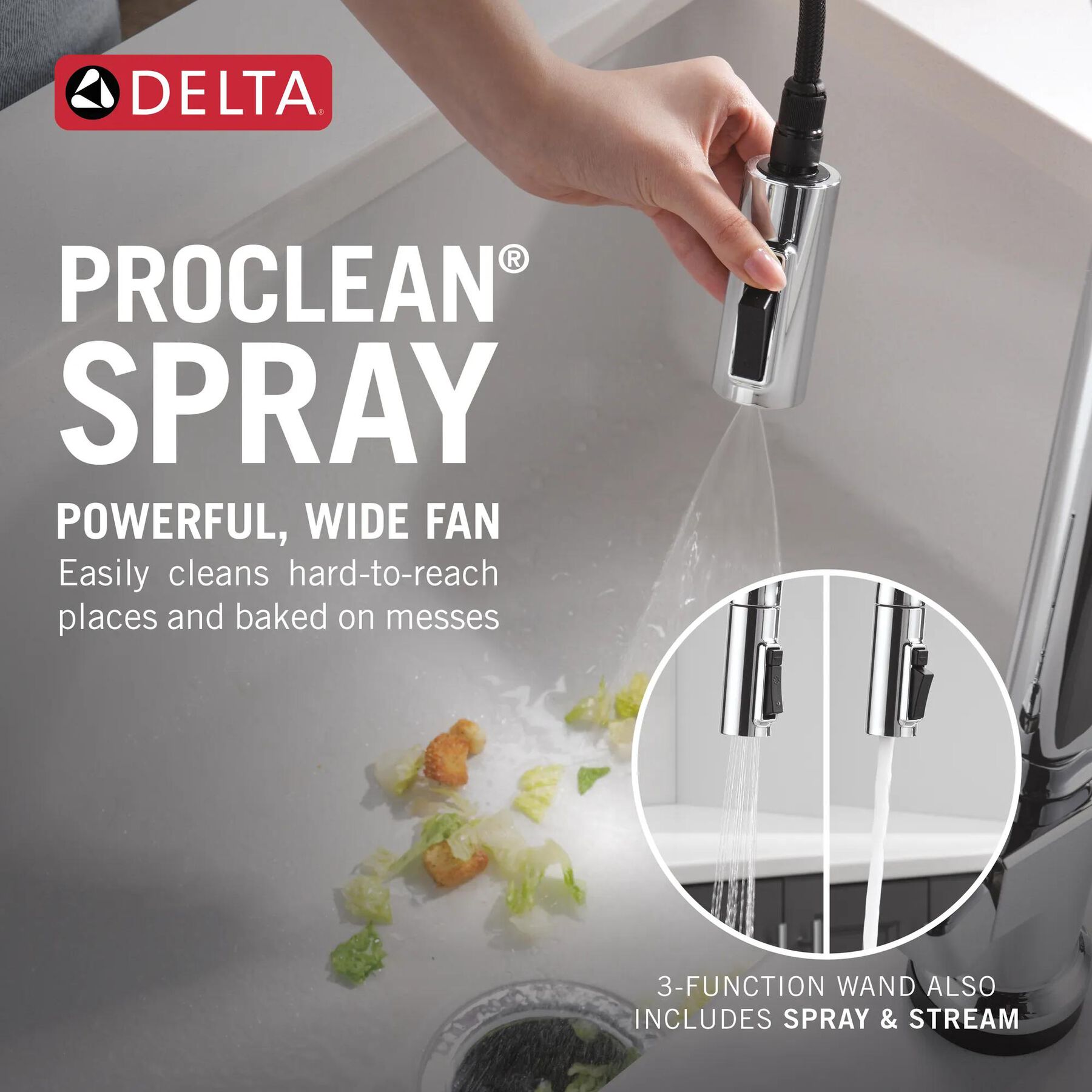 Touch2O&reg; with Touchless Technology Single Handle Pull-Down Kitchen Faucet