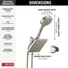 5-Setting Two-in-One Combination Shower
