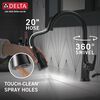 Single Handle Pull-Down Kitchen Faucet with Soap Dispenser and ShieldSpray Technology