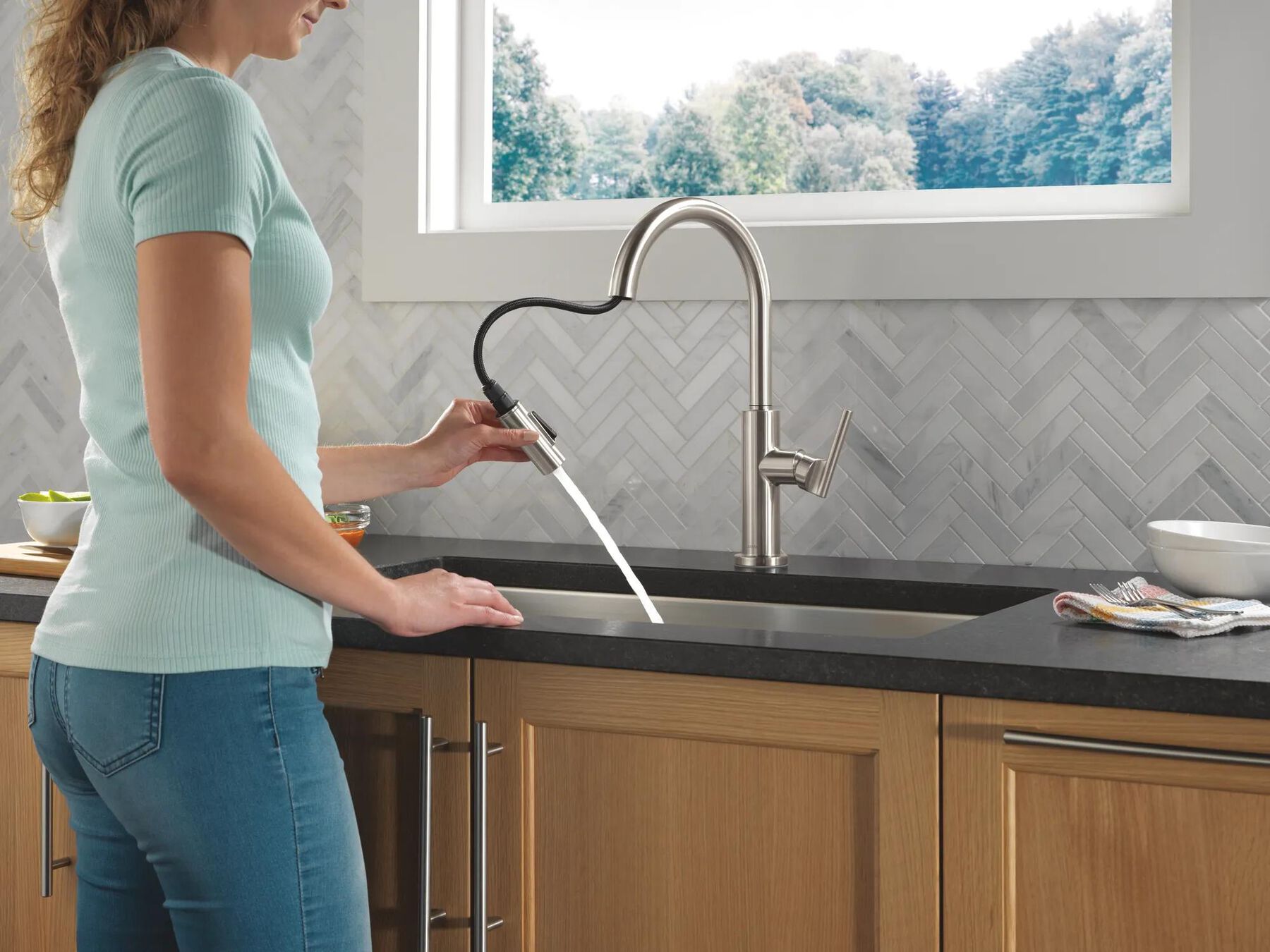 Pull-Down Kitchen Faucet (Recertified)