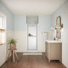 32x32 Alcove Shower Base with Tile Wall Bundle - Center Drain