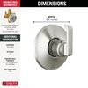 3-Setting Diverter Trim