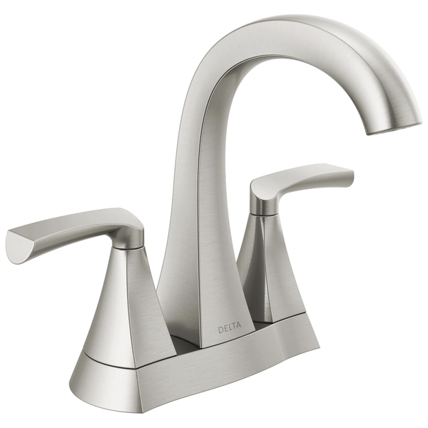 Two Handle Centerset Bathroom Faucet (Recertified) in Spotshield