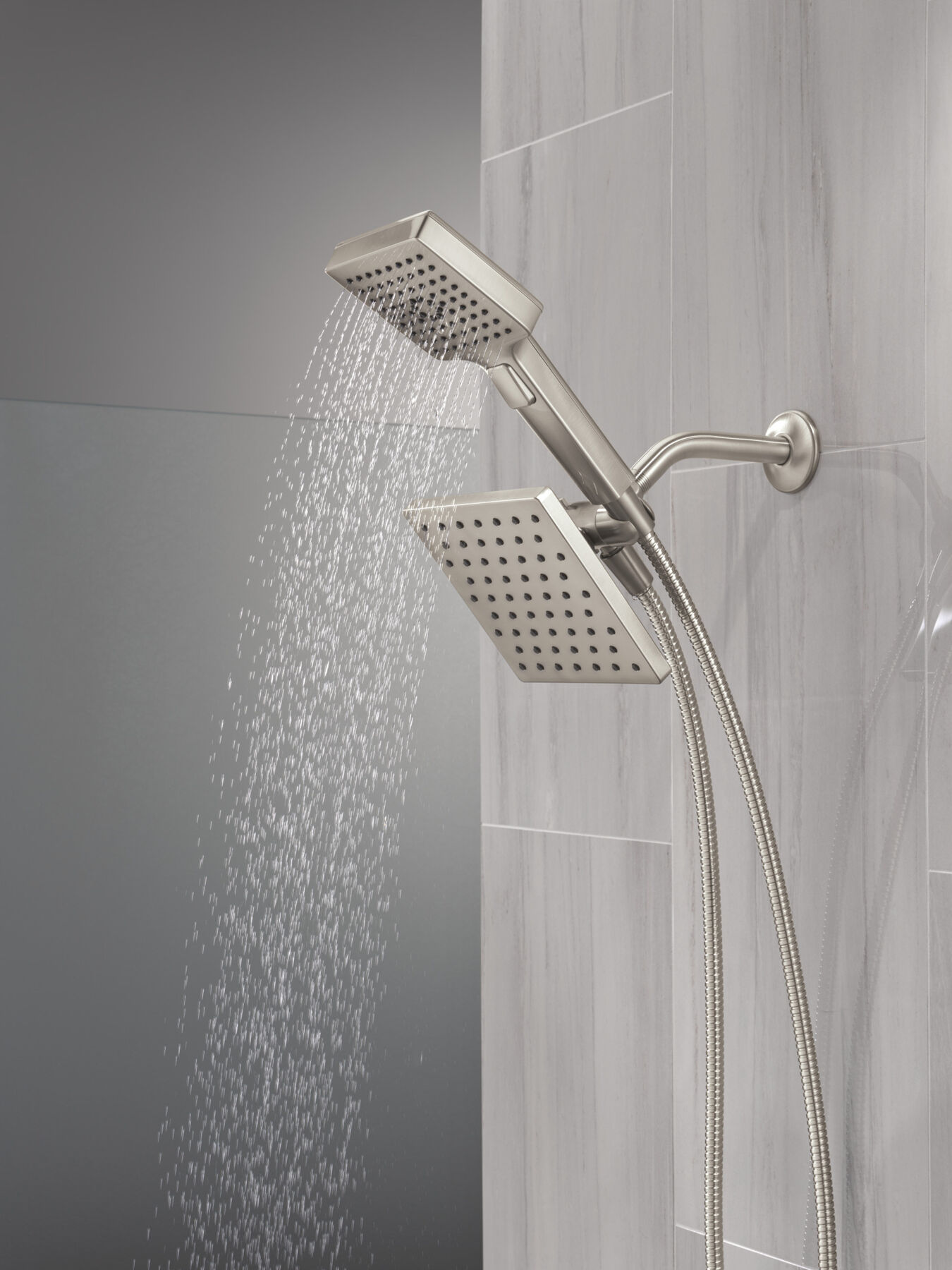 5-Setting Two-in-One Combination Shower with Additional Mount