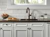 Single Handle Pull-Down Kitchen Faucet with Soap Dispenser