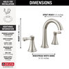 Two Handle Widespread Bathroom Faucet