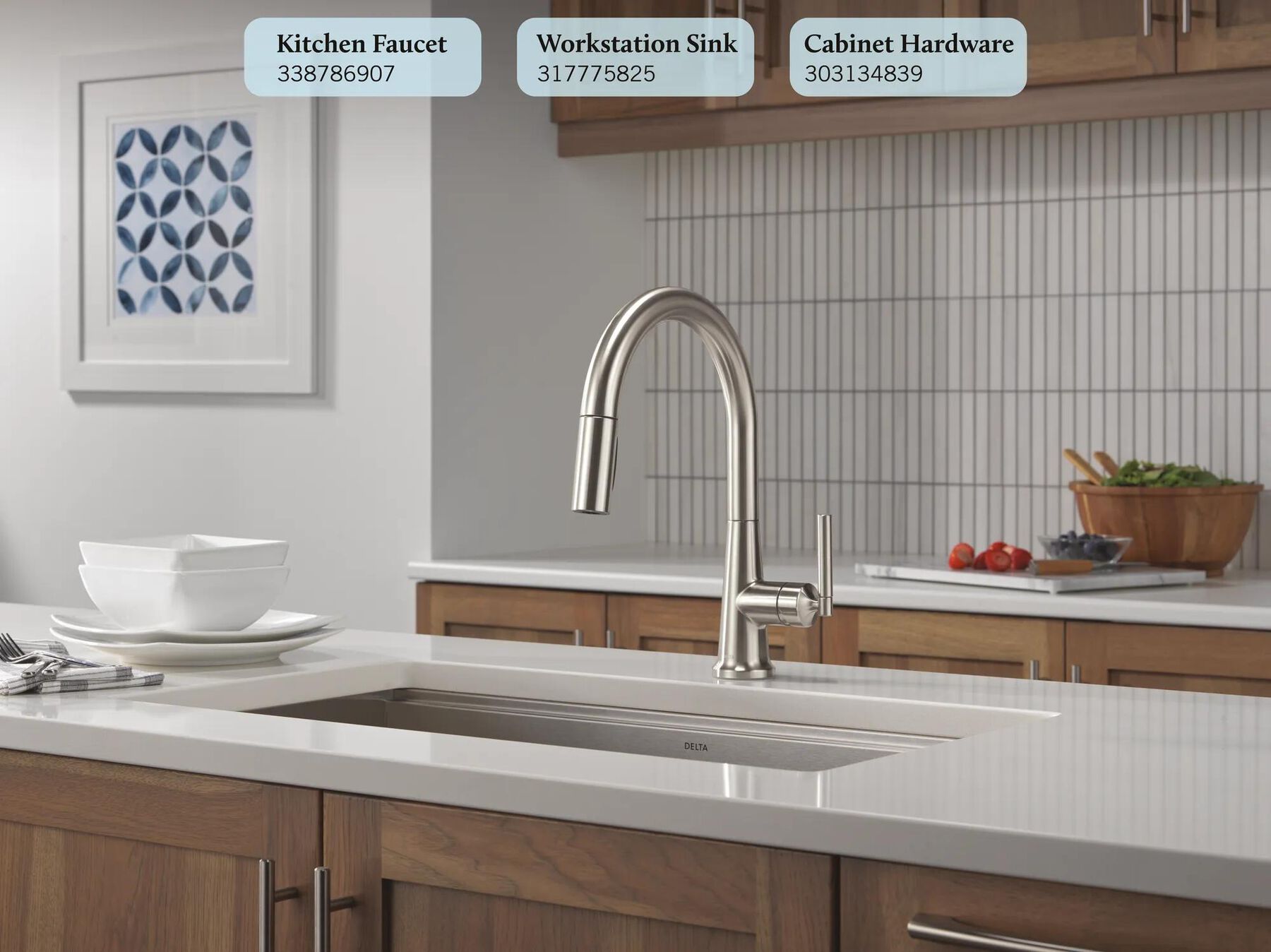 Single Handle Pull-Down Kitchen Faucet