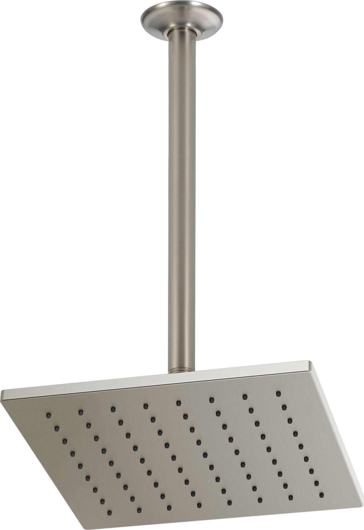 Single-Setting Metal Raincan Shower Head