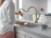 Single Handle Pull-Down Kitchen Faucet with Touch<sub>2</sub>O&reg; Technology Technology