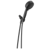 6-Setting Hand Shower with Cleaning Spray in Matte Black - 2.5 GPM