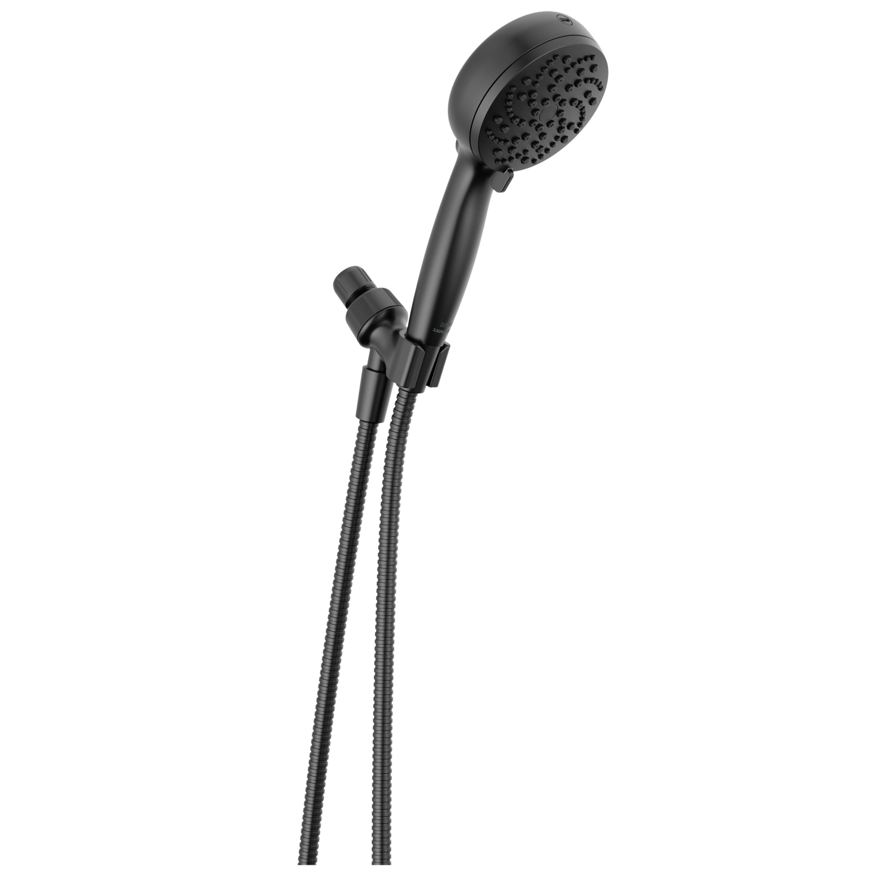 6-Setting Hand Shower with Cleaning Spray in Matte Black - 2.5 GPM