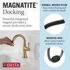 Single Handle Pull Down Bathroom Faucet (Recertified)