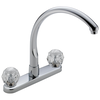 Two Handle Waterfall Kitchen Faucet