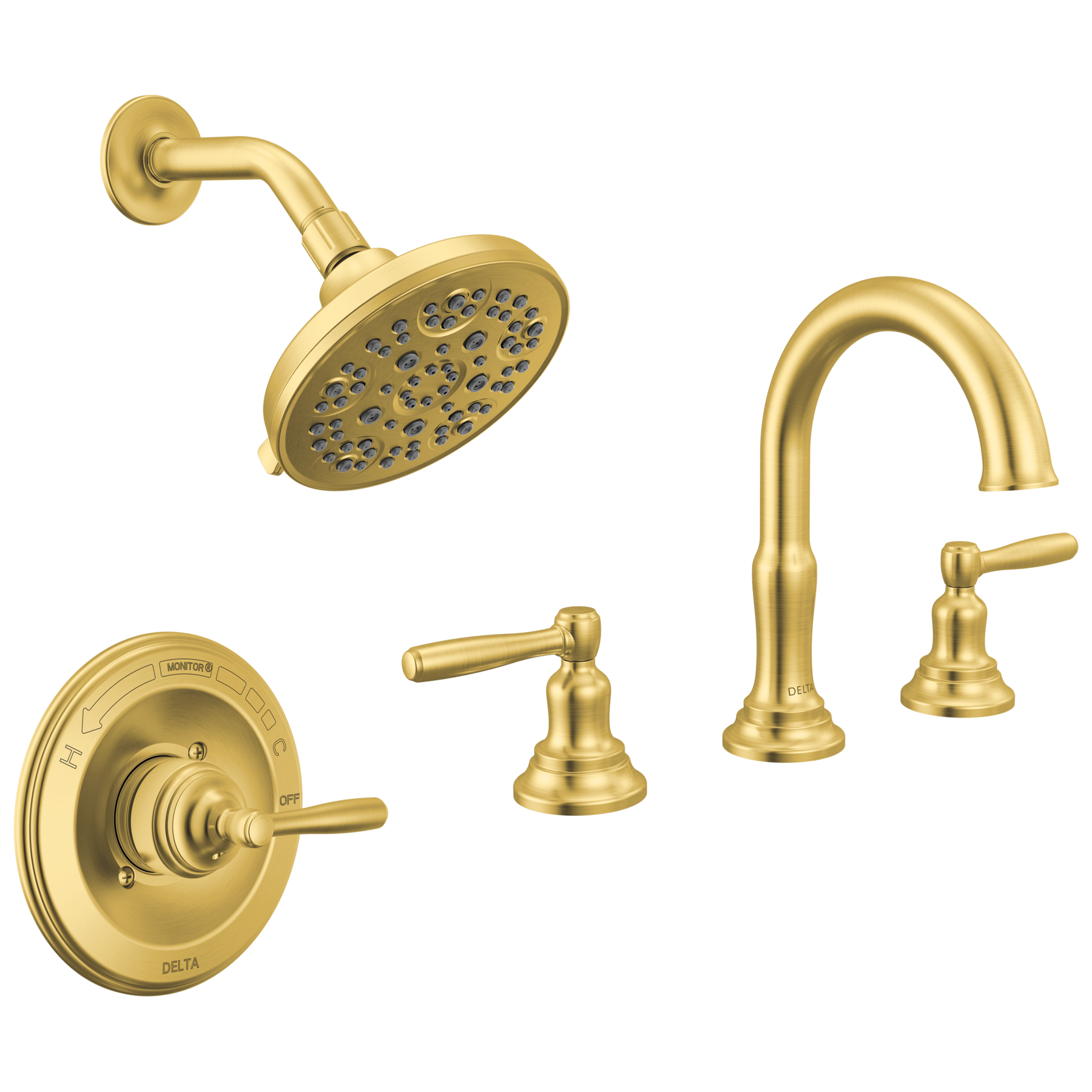 Widespread Lavatory Faucet with 14 Series Shower Trim Bundle
