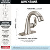 Single Handle Pull-Down Bathroom Faucet