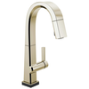 Single Handle Pull Down Bar/Prep Faucet With Touch<sub>2</sub>O Technology