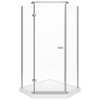 38'' Semi-Frameless Neo Angle Corner Shower