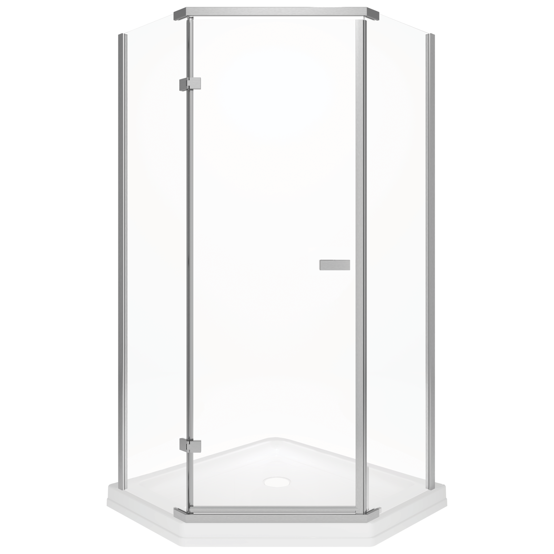 38'' Semi-Frameless Neo Angle Corner Shower