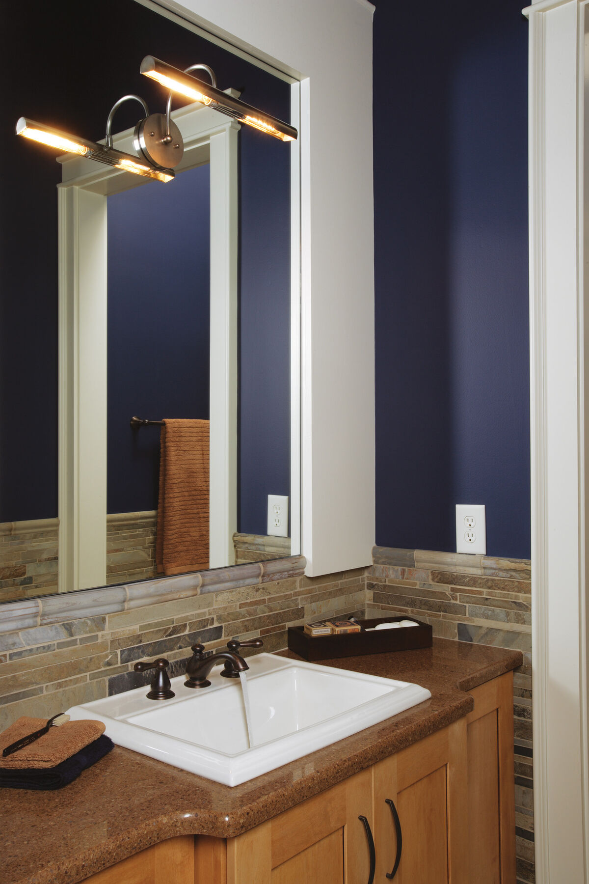 Two Handle Widespread Lavatory - Metal Pop-Up