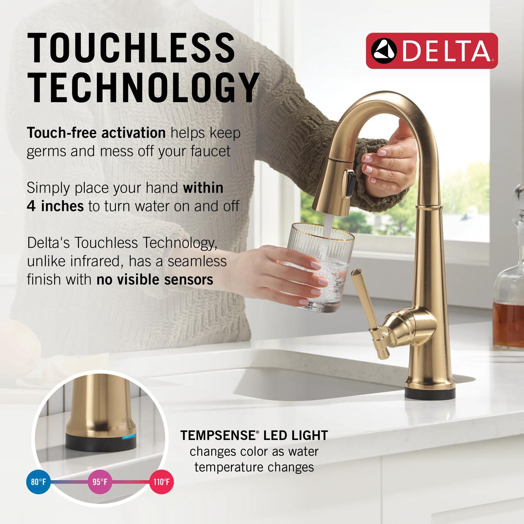 Touch2O&reg; Bar / Prep Faucet with Touchless Technology