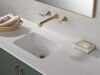 Two Handle Wall Mount Bathroom Faucet