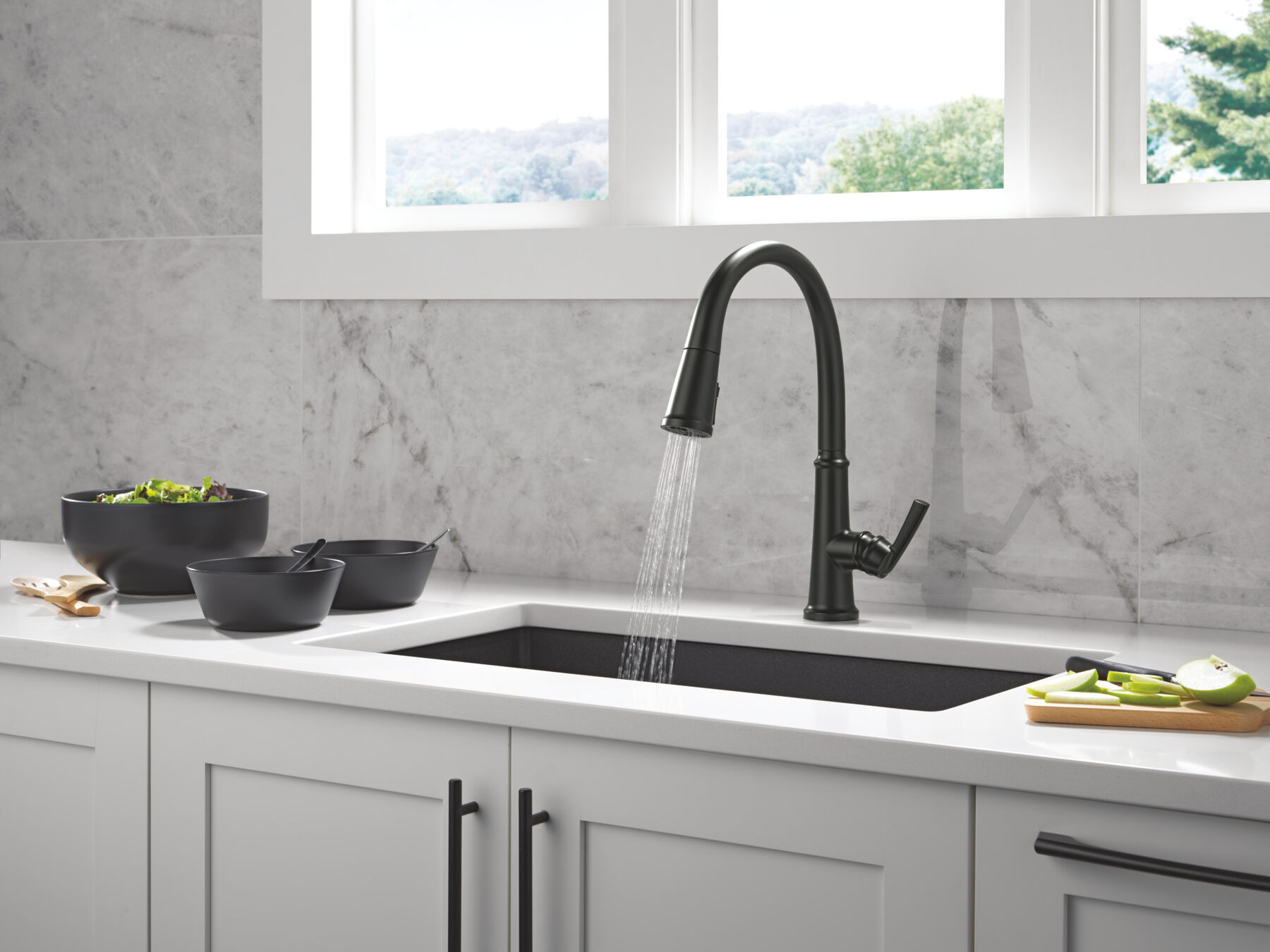Single Handle Kitchen Pull-Down