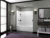 60" x 32"  One Piece Tub Shower-Left Drain