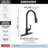 Single Handle Kitchen Pull-Down Faucet