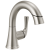 Single Handle Pull-Down Bathroom Faucet