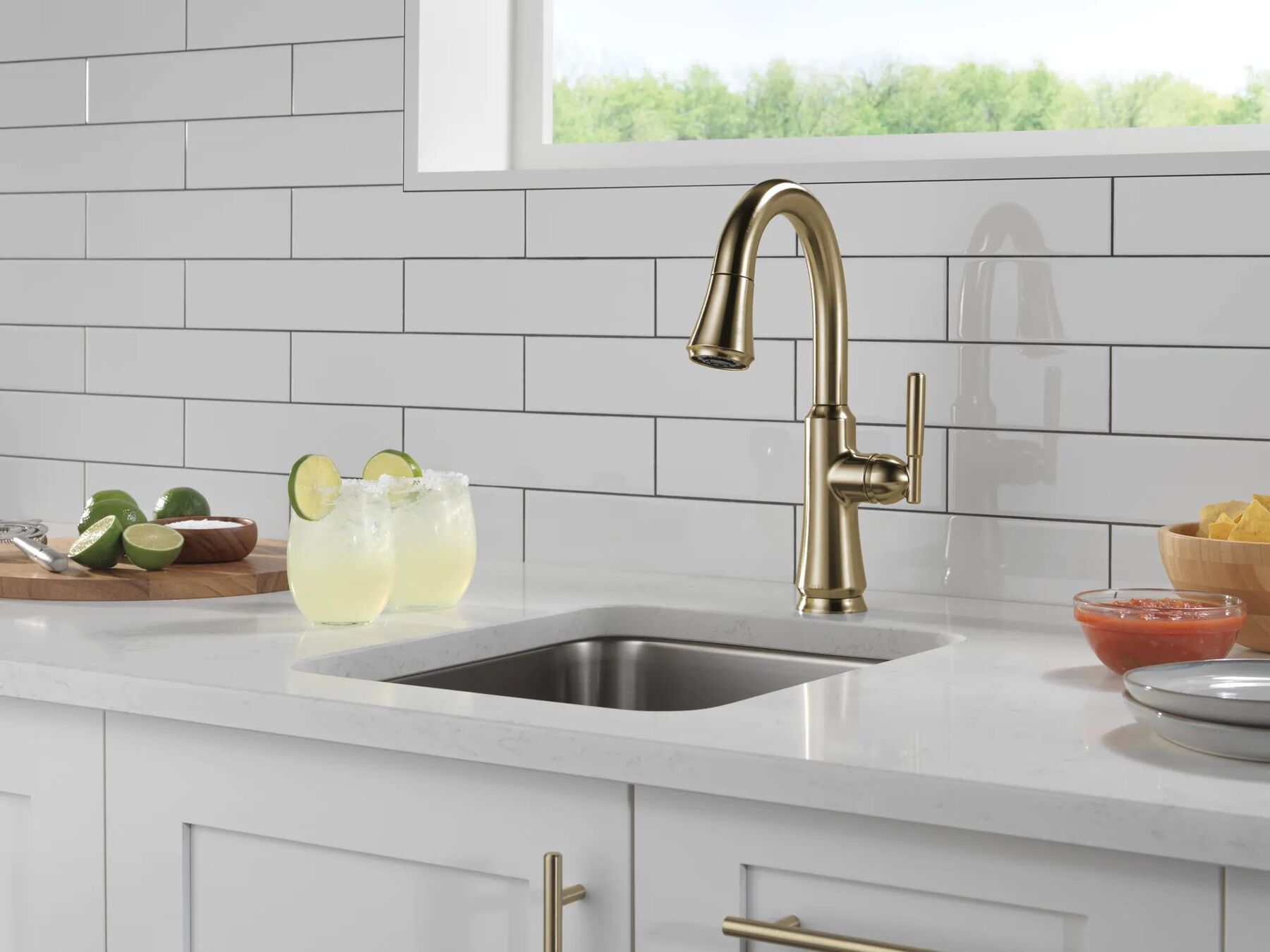 Single Handle Pull-Down Bar/Prep Faucet