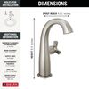Single Handle Mid-Height Bathroom Faucet