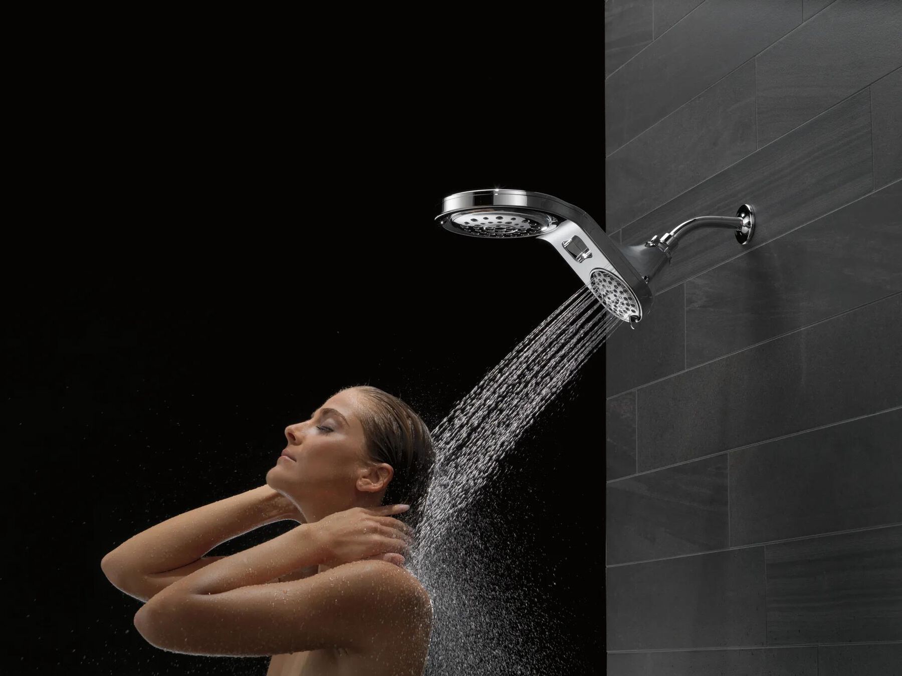 HydroRain 5-Setting Shower Head