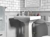 Two Handle Centerset Bathroom Faucet - Metal Pop-Up