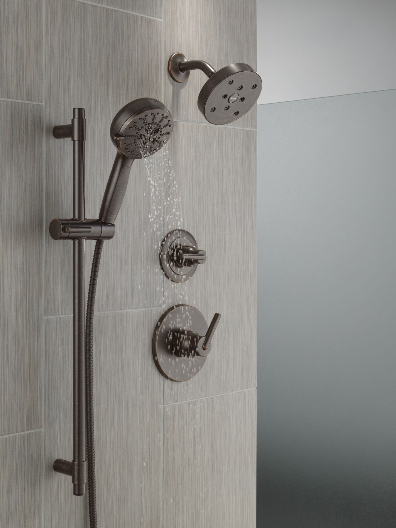 3-Function Custom Shower Bundle with ProClean Hand Shower