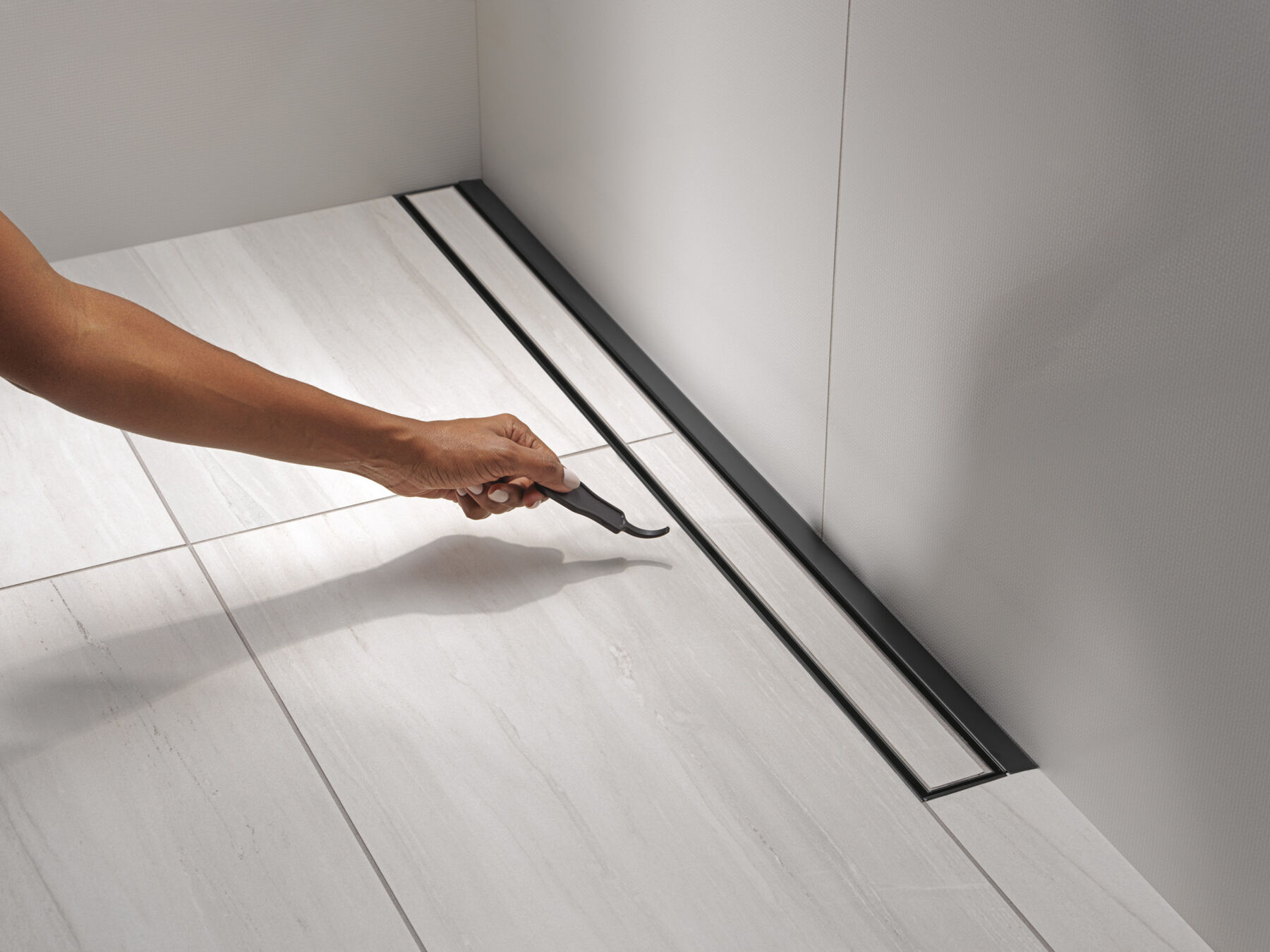 36" Linear Shower Drain Wall Edge