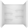 60" x 32" Bathtub Wall Set