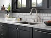 Single Handle Pull-Down Kitchen Faucet with Soap Dispenser