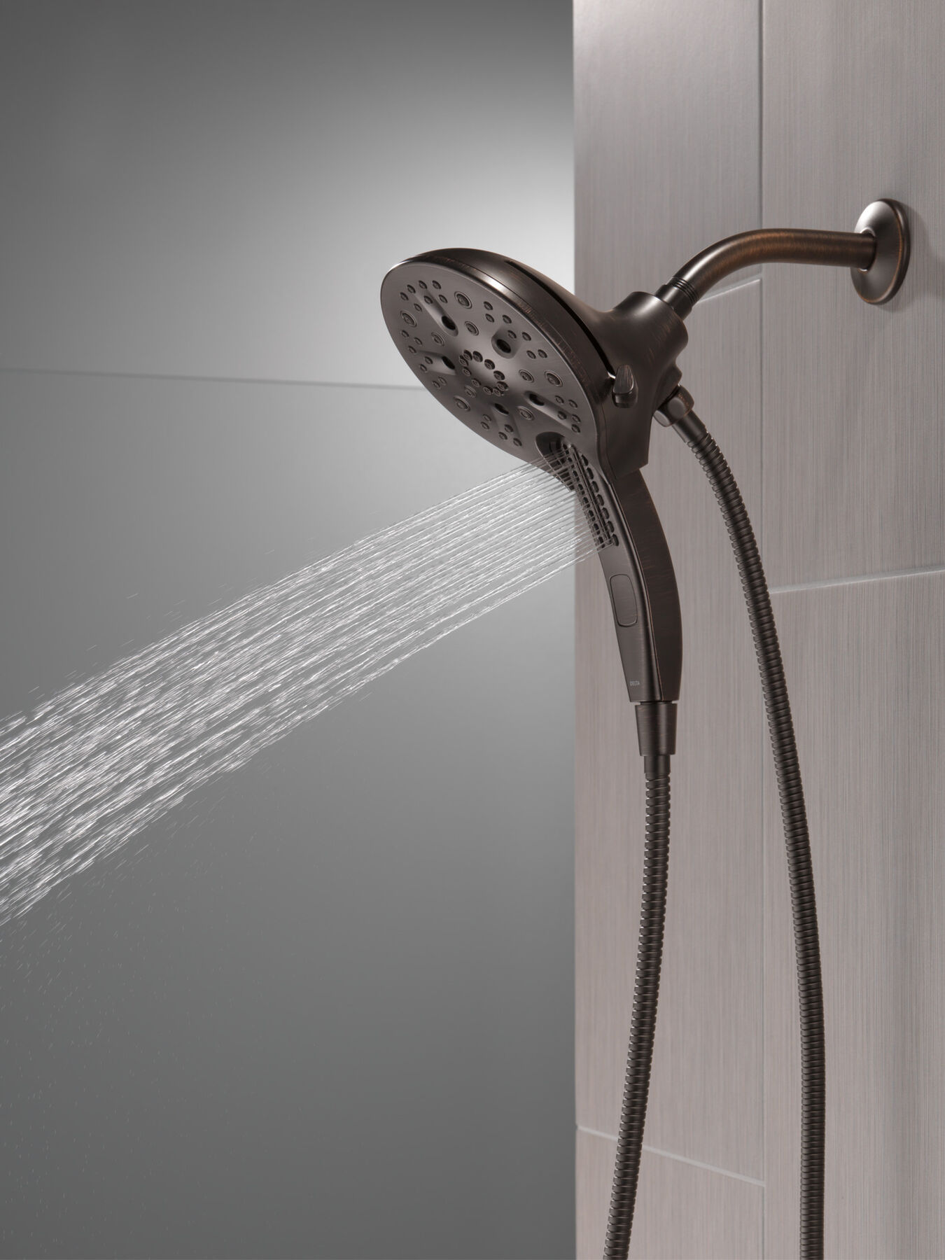 In2ition&reg; H<sub>2</sub>Okinetic&reg; 5-Setting Two-in-One Shower (Recertified)