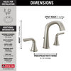 Two Handle Widespread Bathroom Faucet