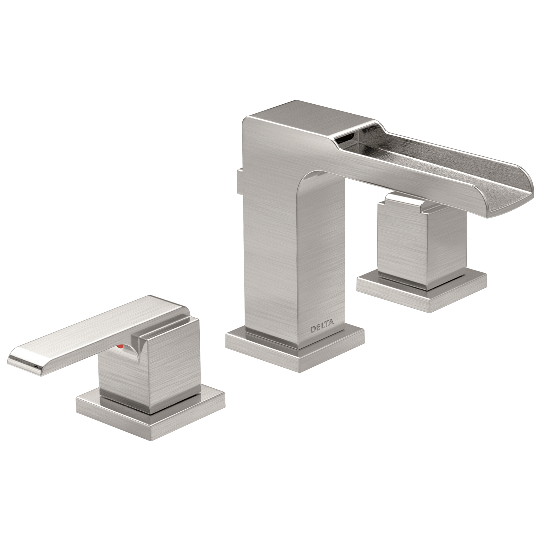 Two Handle Widespread Channel Bathroom Faucet