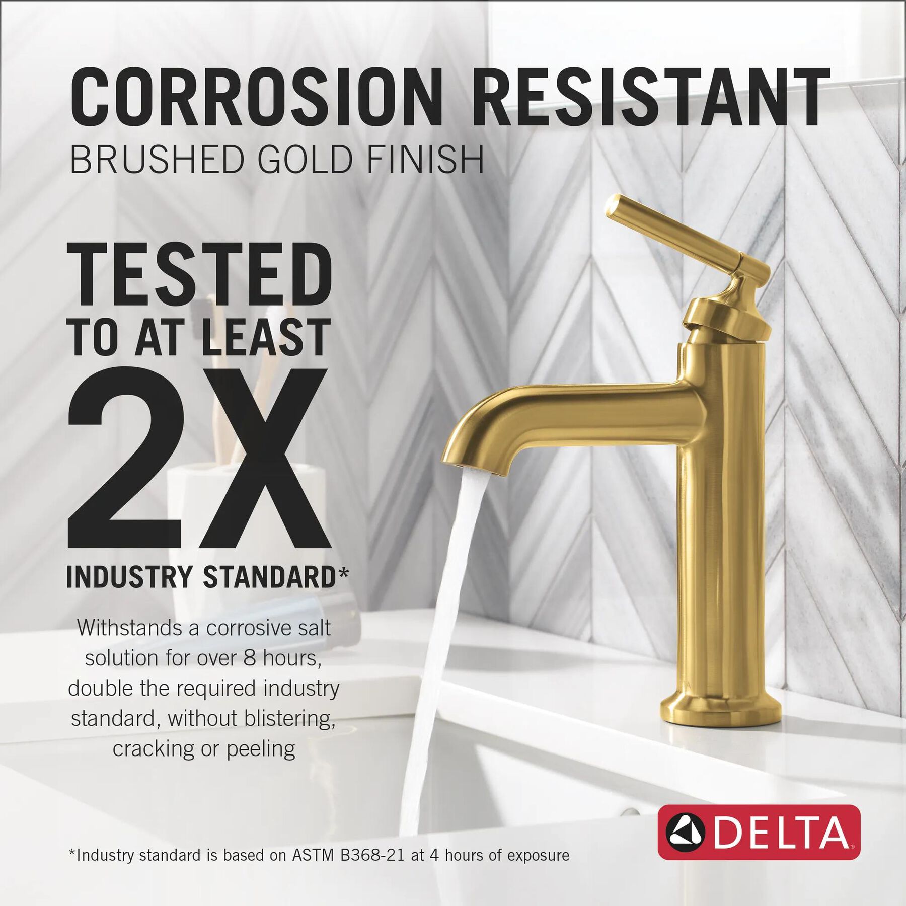 Single Handle Lavatory Faucet with 14 Series Tub Shower Trim and Rough Bundle