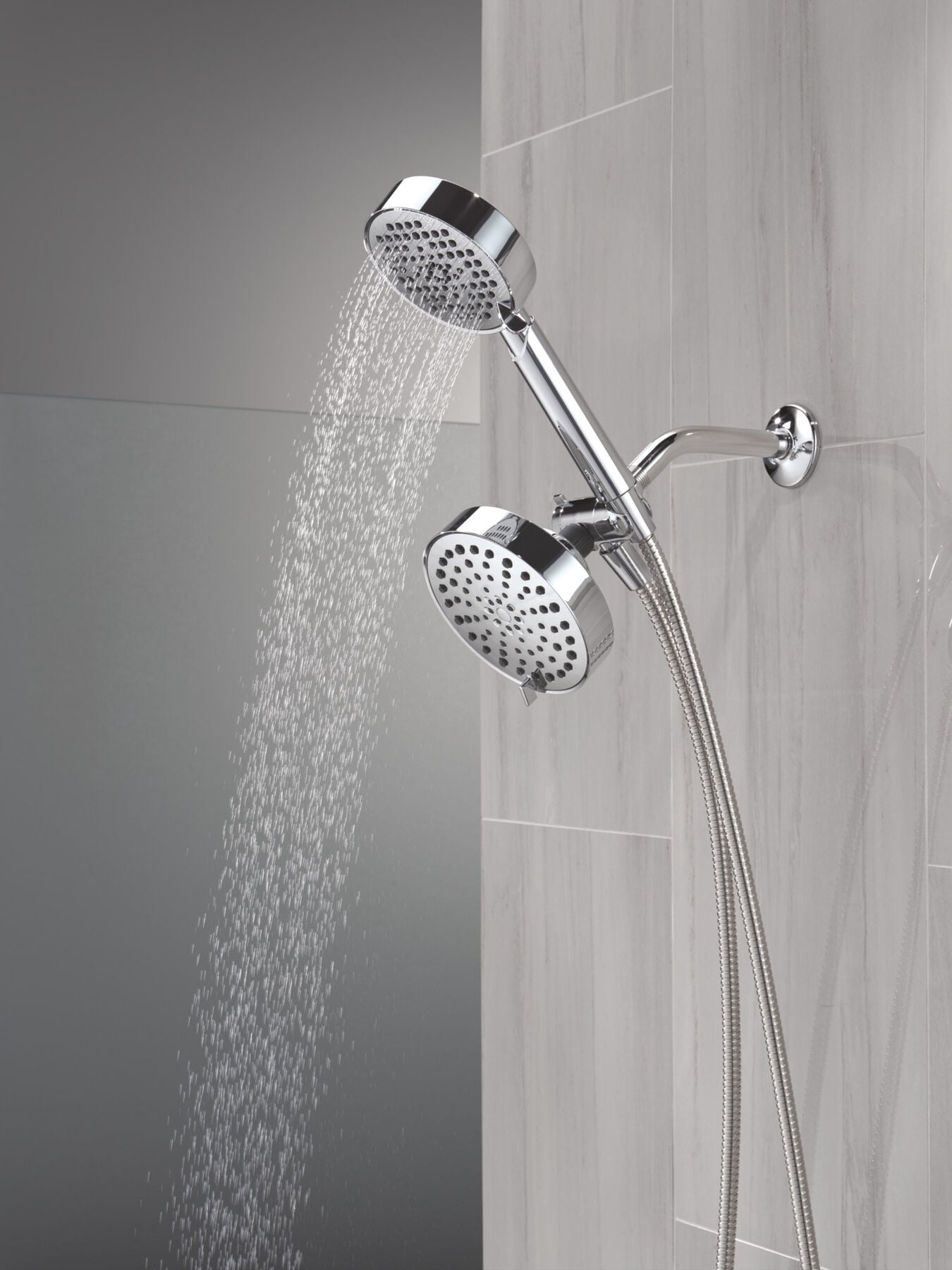 5-Setting Two-in-One Combination Shower with Additional Mount