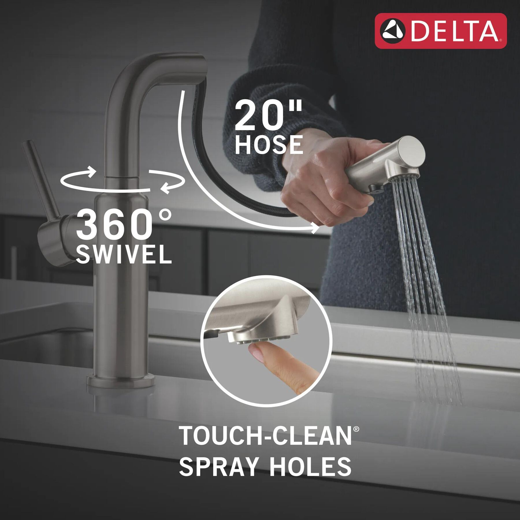 Pull-Out Kitchen Faucet (Recertified)