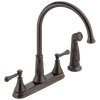 Two Handle Kitchen Faucet with Spray