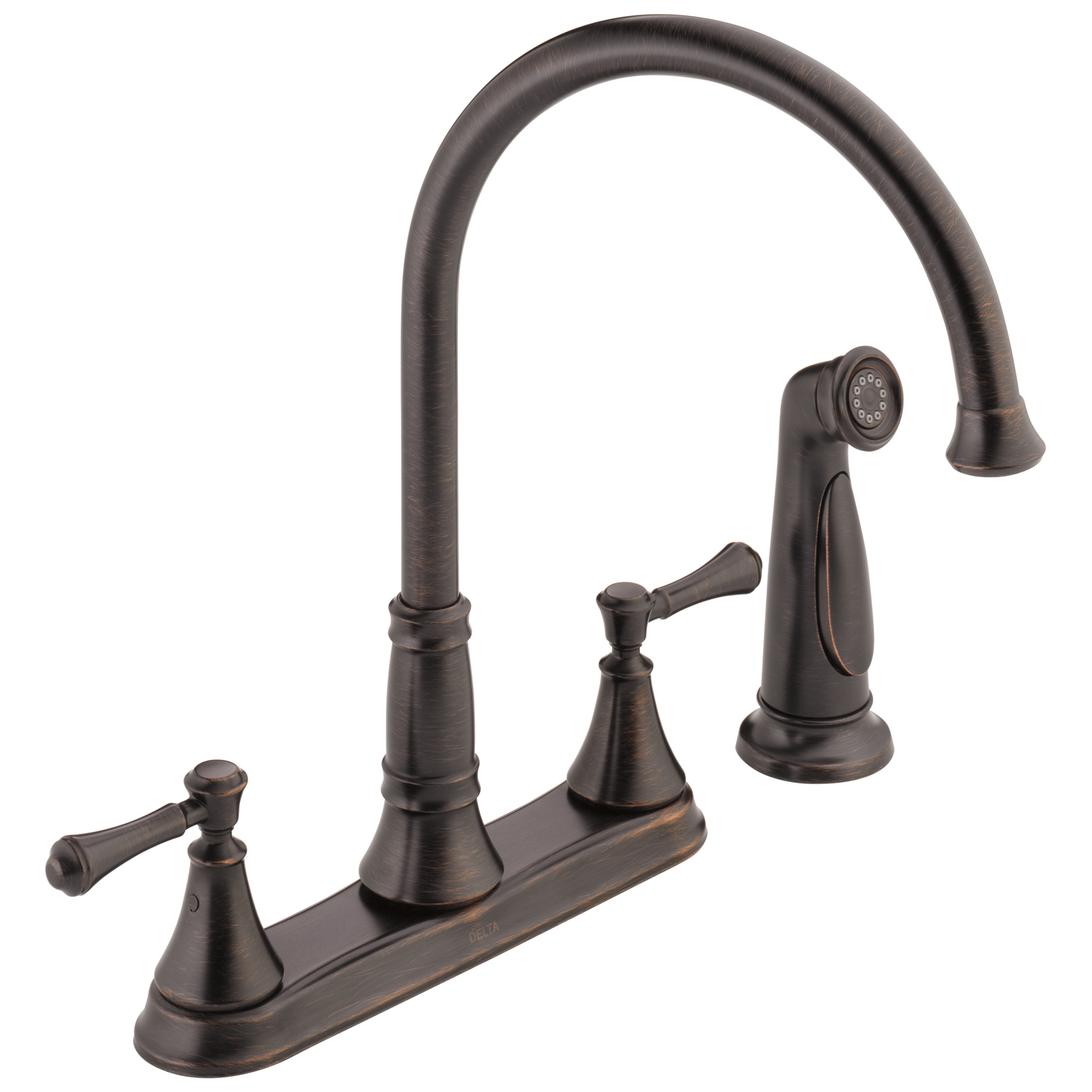 Two Handle Kitchen Faucet with Spray