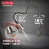 Single Handle Pull-Down Kitchen Faucet with Soap Dispenser and ShieldSpray Technology